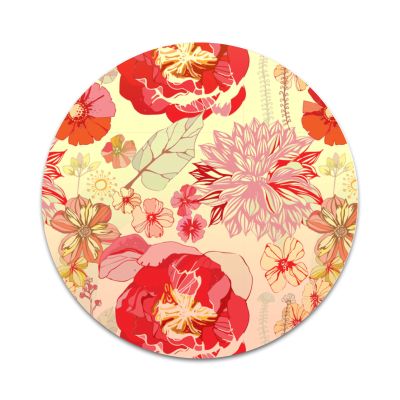 2X Sticker Set - Floral Pattern - for Phone Grip Stent Cell Phones Tablets (Stickers Only)
