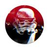 2X Sticker Set - Red Storm Trooper Helmet - for Phone Grip Stent Cell Phones Tablets (Stickers Only) view 1