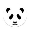 2X Sticker Set - Panda Bear Face - for Phone Grip Stent Cell Phones Tablets (Stickers Only) view 1