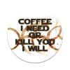 2X Sticker Set - Coffee I Need - for Phone Grip Stent Cell Phones Tablets (Stickers Only) view 1