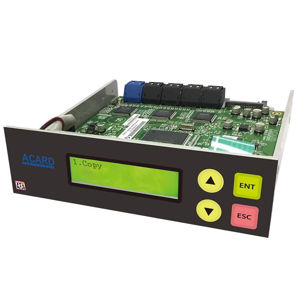 Acard 1 to 9 Controller for Blu-ray BD/DVD/CD Disc Copy Duplicator + SATA Cables