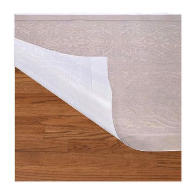 RESILIA Premium Floor Protector for Hardwood Floors  Easy-to-Clean, Heavy Duty Plastic Vinyl, Clear Mediterranean, 27 Inches x 25 Feet, for Hallway, Living or Dining Room Use, Made in The USA