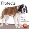 RESILIA Premium Floor Protector for Hardwood Floors  Easy-to-Clean, Heavy Duty Plastic Vinyl, Clear Mediterranean, 27 Inches x 25 Feet, for Hallway, Living or Dining Room Use, Made in The USA view 4