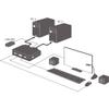 InLine 63613I KVM Switch 2-Way DisplayPort 1.2 4K USB with Audio Integrated Cable view 3