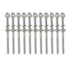 MH GLOBAL Set of 10 PC 4" Long End Fitting for 1/8" Cable Rail Railing Stainless Steel 316 Grade view 1