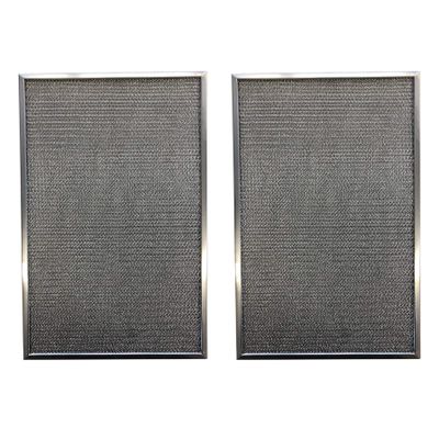 Replacement Aluminum Pre/Post Filter- 203373 9-7/8 X 19-13/16 X 3/8 2TSSS - Compatible with Honeywell Models F50E1083, F50E1091, F50E1182, F50E1190, F50E1315, F50E1223, F50A1124, (2-Pack)