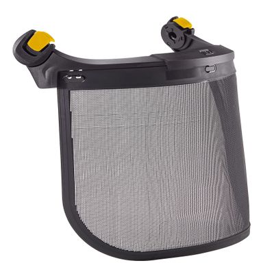 Petzl VIZEN MESH Full Face Shield for Tree Care (EasyClip) - Black Mesh