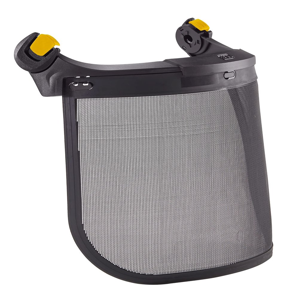 Petzl VIZEN MESH Full Face Shield for Tree Care (EasyClip) - Black Mesh
