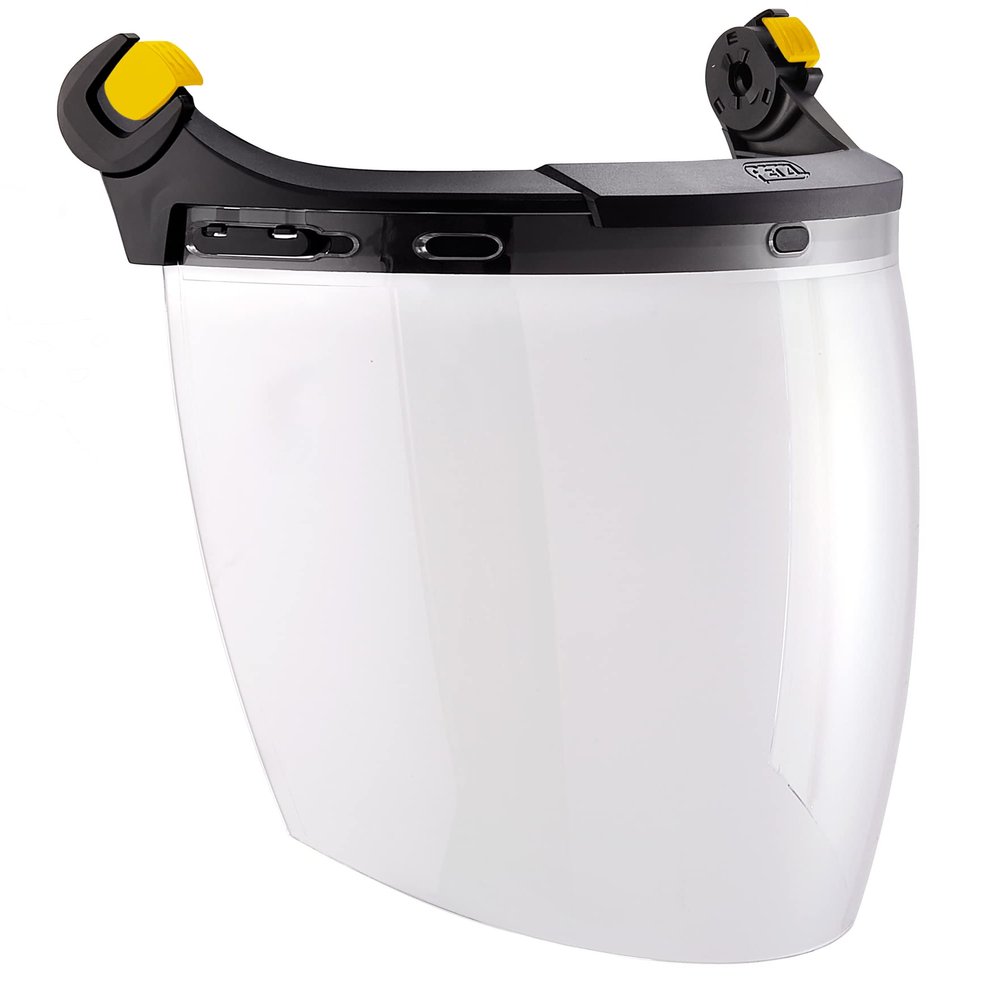 Petzl VIZEN Full Face Shield for Electrical Arc Protection (EasyClip) - Transparent