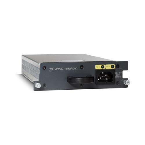 Cisco C3K-PWR-265WAC Power Supply 265 Watt Ac (Renewed)
