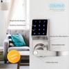 Electronic Keyless Door Lock, Keyless Entry with Touchscreen, Key Fobs, Remote Control, Keys for Home, Office or Commercial, Silver NDL319 view 2