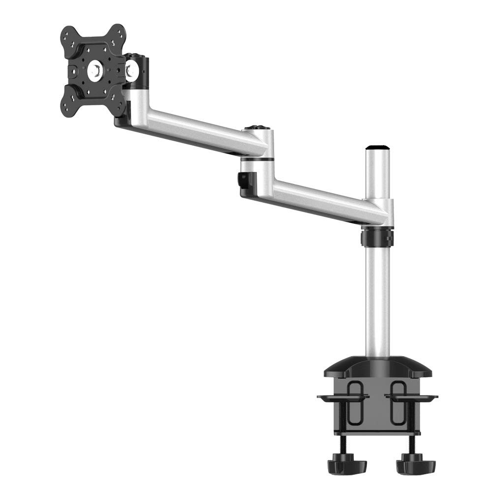 Continews Single Monitor Dual Adjustable Arm Desk Mount