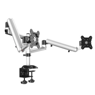 Continews Spring n Swivel Dual Monitor Desk Mount Top Down