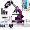 Bresser Biolux SEL Junior Student Microscope with Smartphone Holder, Extensive Accessories and Barlow Zoom System for Children, Beginners and Adults view 1