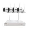 REVO America Wireless 4Ch. Security System - 1TB Full-HD Wi-Fi NVR, 4 x 1080p Audio Capable Indoor/Outdoor Bullet Cameras with Built-in PIR - Remote Access via Smart Phone, Tablet and PC view 1