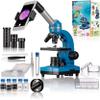Bresser Biolux SEL Junior Student Microscope with Smartphone Holder, Extensive Accessories and Barlow Zoom System for Children, Beginners and Adults view 1