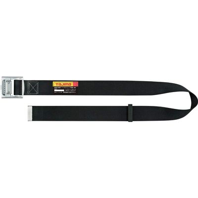 Tajima BSM125-BK Safety Belt Body Belt, Steel, M, Black
