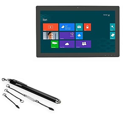 BoxWave Stylus Pen Compatible with Planar Helium PCT2785 (27 in) - EverTouch Capacitive Stylus, Fiber Tip Capacitive Stylus Pen - Jet Black
