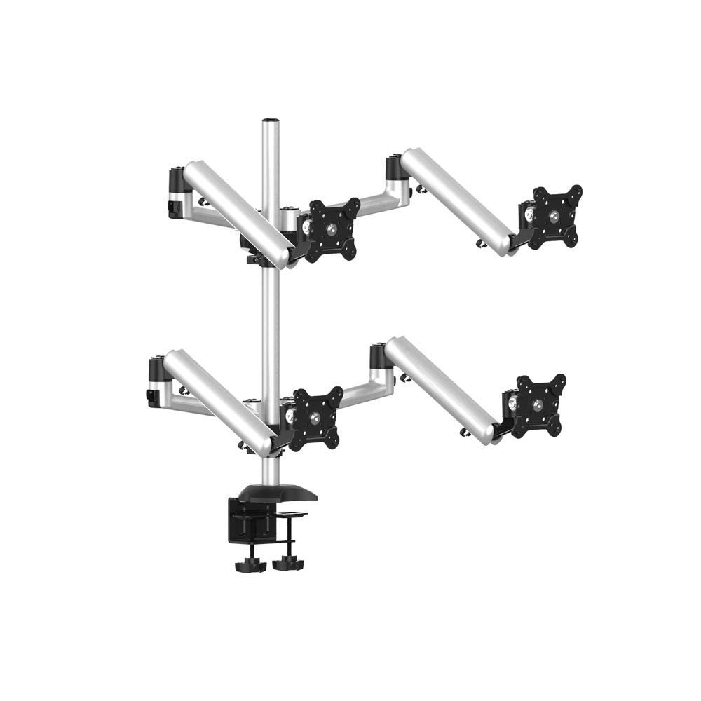 Continews Spring n Swivel Adjustable Quad Monitor Desk Mount