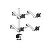 Continews Spring n Swivel Adjustable Quad Monitor Desk Mount view 1