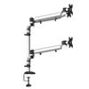 Continews Spring n Swivel Adjustable Quad Monitor Desk Mount view 3