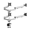 Continews Spring n Swivel Adjustable Quad Monitor Desk Mount view 4