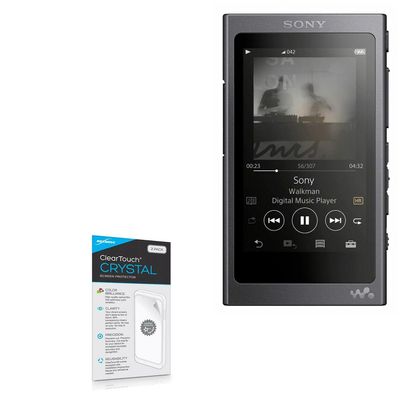 BoxWave Screen Protector Compatible with Sony NW-A45 - ClearTouch Crystal (2-Pack), HD Film Skin - Shields from Scratches