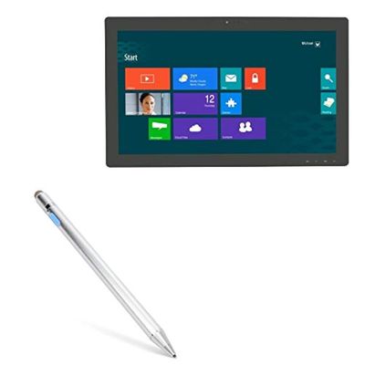 BoxWave Stylus Pen Compatible with Planar Helium PCT2785 (27 in) - AccuPoint Active Stylus, Electronic Stylus with Ultra Fine Tip - Metallic Silver