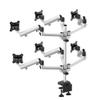 Continews Six Monitor Six-Way Desk Mount, Spring Arm view 4