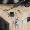 Victrola Liberty - Bluetooth Record Player  5-in-1 Turntable with Vinyl Stream, FM Radio, USB Playback, Built-in Speakers, Use as Stand or Tabletop Player (Farmhouse Oatmeal) view 4