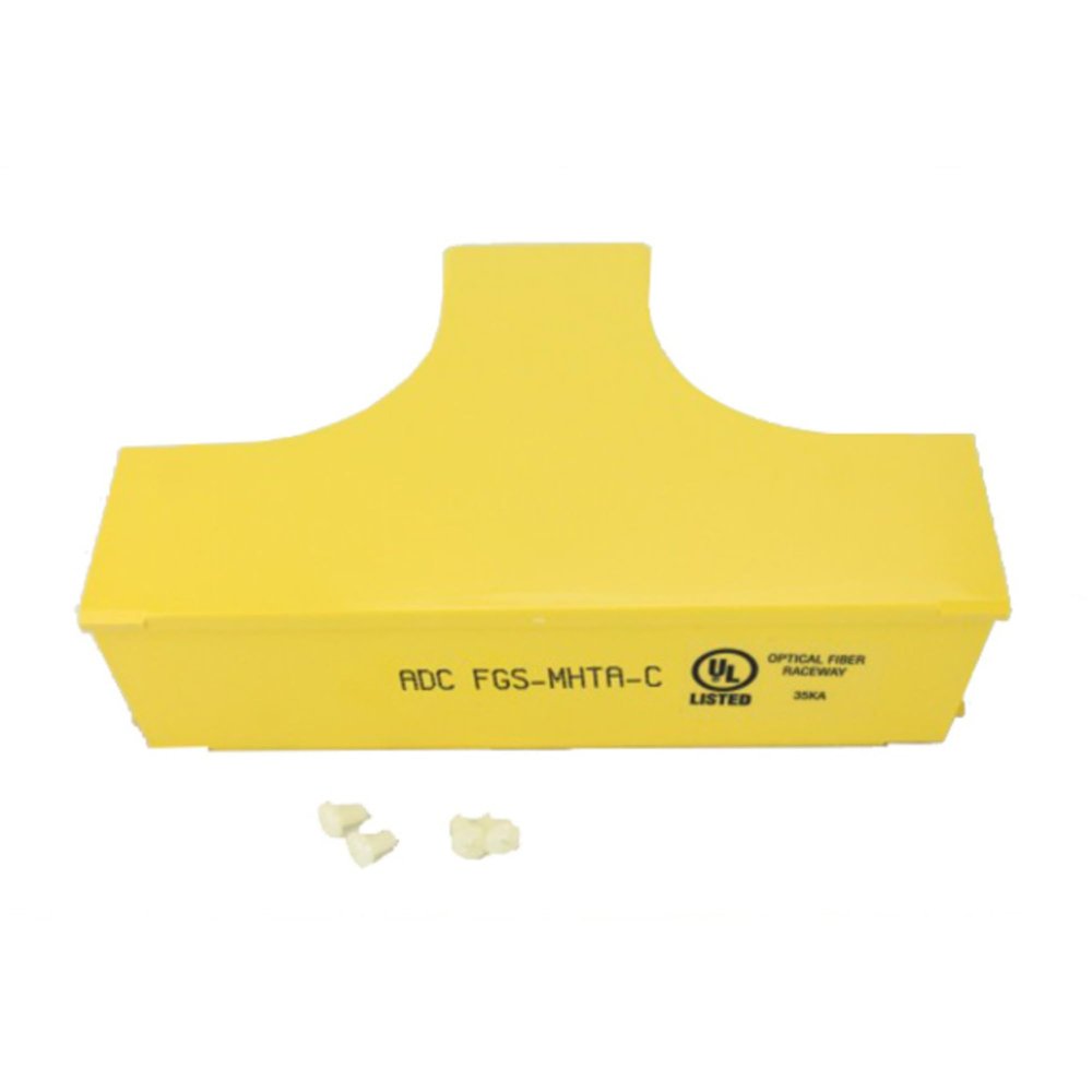 CommScope - FGS-MHTA-C - 2x2 Yellow FiberGuide Horizontal T-Kit w/ Cover