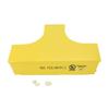 CommScope - FGS-MHTA-C - 2x2 Yellow FiberGuide Horizontal T-Kit w/ Cover view 1
