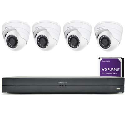 Unisight HD-4C1T42EB, 4-Channel 2MP HD Coax Bundle 1 TB