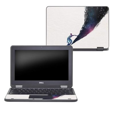 MightySkins Skin Compatible with Dell Chromebook 11" 3189 - Surfing The Universe | Protective, Durable, and Unique Vinyl Decal wrap Cover | Easy to Apply, Remove, and Change Styles | Made in The USA