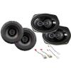 Harmony Audio HA-R65 Bundle Compatible with Toyota Yaris Hatchback 2007-2018 HA-R69 Speakers 72-8104 and 72-7300 Adapter Harness Factory Speaker Replacement view 1