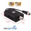 GE Indoor HD Digital TV Antenna Amplifier, Low Noise Antenna Signal Booster, Clears Up Pixelated Low-Strength Channels, Supports HD Smart TV VHF UHF, AC Adapter, Black, 42178 view 3