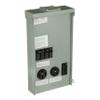ABB GE1LU532SSP RV Power Panel  100A Unmetered, 50A/30A/20A GFCI Receptacles  Surface Mount  NEMA 3R Galvanized Steel Enclosure  Outdoor Load Center for RV Parks & Campgrounds view 1