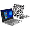 MightySkins Skin Compatible with Lenovo Ideapad 330S 14" (2018) - Swirly Black | Protective, Durable, and Unique Vinyl Decal wrap Cover | Easy to Apply, Remove, and Change Styles | Made in The USA view 1