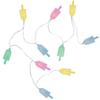 Northlight LED Pastel Ice Pop Indoor Outdoor Patio String Light Set - 4.5' Clear Wire - 10ct view 4