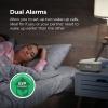 i box Dawn RadioFM , Bluetooth Wireless Speaker, Fast Charging, Clock Radio, LED Display, USB Charger, Dimmable Night Light, Alarm Clock Feature, Wireless Charger, Digital Clock, Dual Alarm (White) view 3