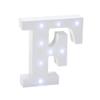 Stumps Wooden Vintage LED Marquee Letter F view 1