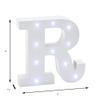 Stumps Wooden Vintage LED Marquee Letter R view 2