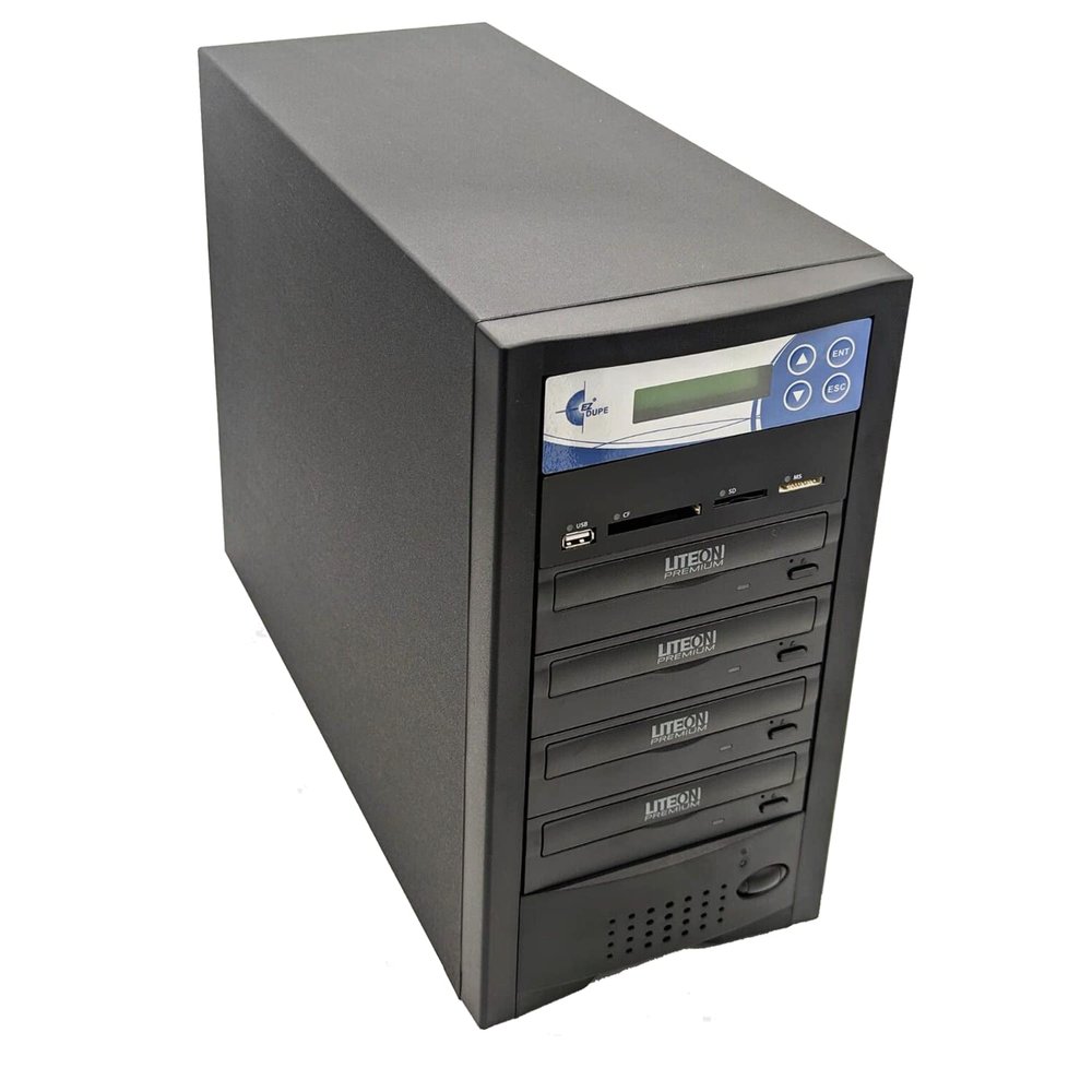 EZ DUPE 1 to 3 Media Mirror Duplicator - Flash (SD/CF/MS/MMC/USB) & Disc (DVD/CD) to DVD CD Disc Copy Copier Multimedia Backup (M903-SSP)