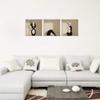 3D Effect Adhesive Stickers | Wall Decoration Sticker Statues Design Trompe L'Oeil Bedroom and Living Room Set of 3 Pieces 30 x 30 cm view 2