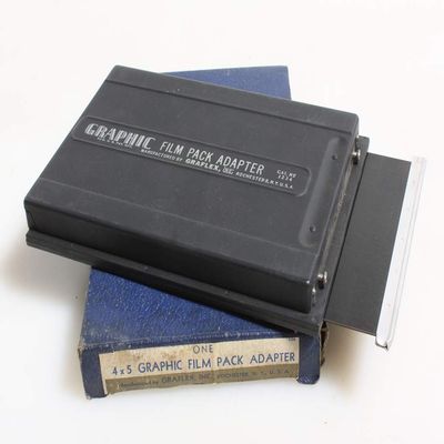 GRAFLEX Graphic FILM PACK ADAPTER Model 1234, Vintage, New in Box