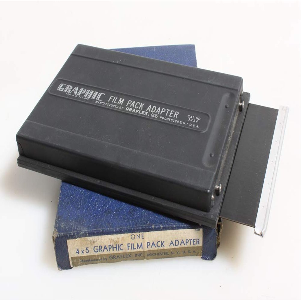 GRAFLEX Graphic FILM PACK ADAPTER Model 1234, Vintage, New in Box