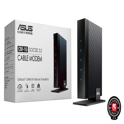 ASUS CM-16 DOCSIS 3.0 CableLabs-certified 16x4 Cable Modem (Renewed)