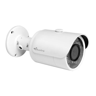 AMERICAN DYNAMICS IES02MFBNWIYA Network Camera, Mini Bullet, Non-Vandalproof, TDN, IR, WDR, Day/Night, Outdoor, H.264/MJPEG, 2 Megapixel Resolution, Fixed 3.6 MM Lens, 12 Volt DC, PoE, White
