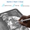 2 PACK Paper Screen Protector for iPad Air 5th/4th Generation, iPad Pro 11 inch (2022/2021/2020/2018), Matte PET Film for iPad Air 5/4(10.9"), Write and Draw Like on Paper, Anti-Glare Screen Protector view 3