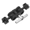 1 Inch Ball Clamp Adapter with Two 1/4 Screw Ballhead for Monitor Mount Arm System Underwater Camera Tray Diving view 2